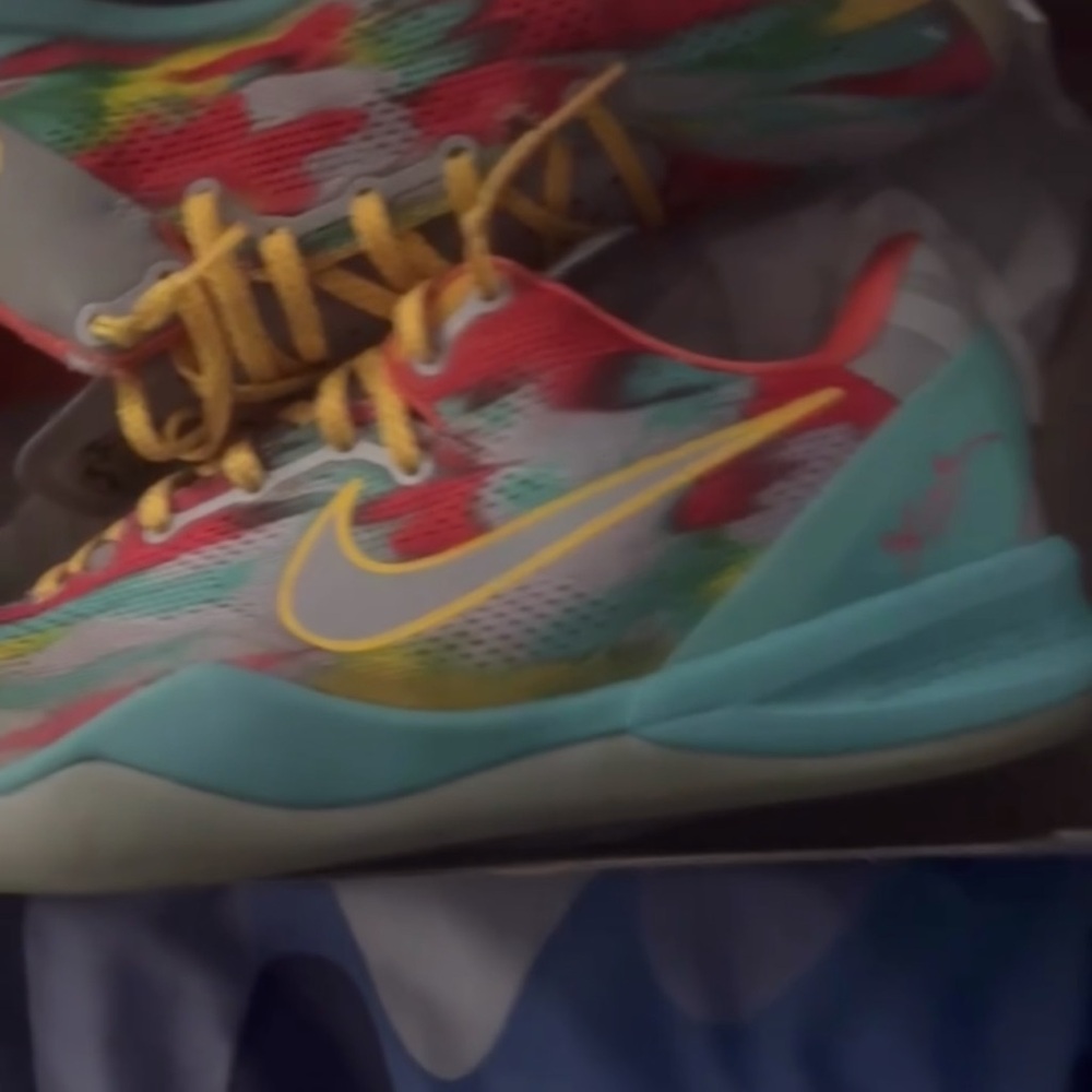 Nike Multicolor Sneakers with Yellow and Blue